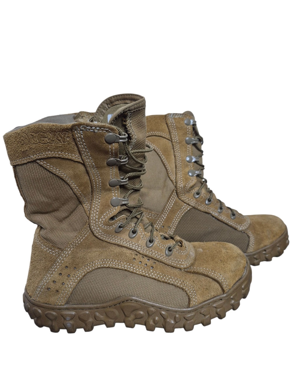 Rocky Steel Toe Suede Leather Tactical Military Boots Womens Size 5.5